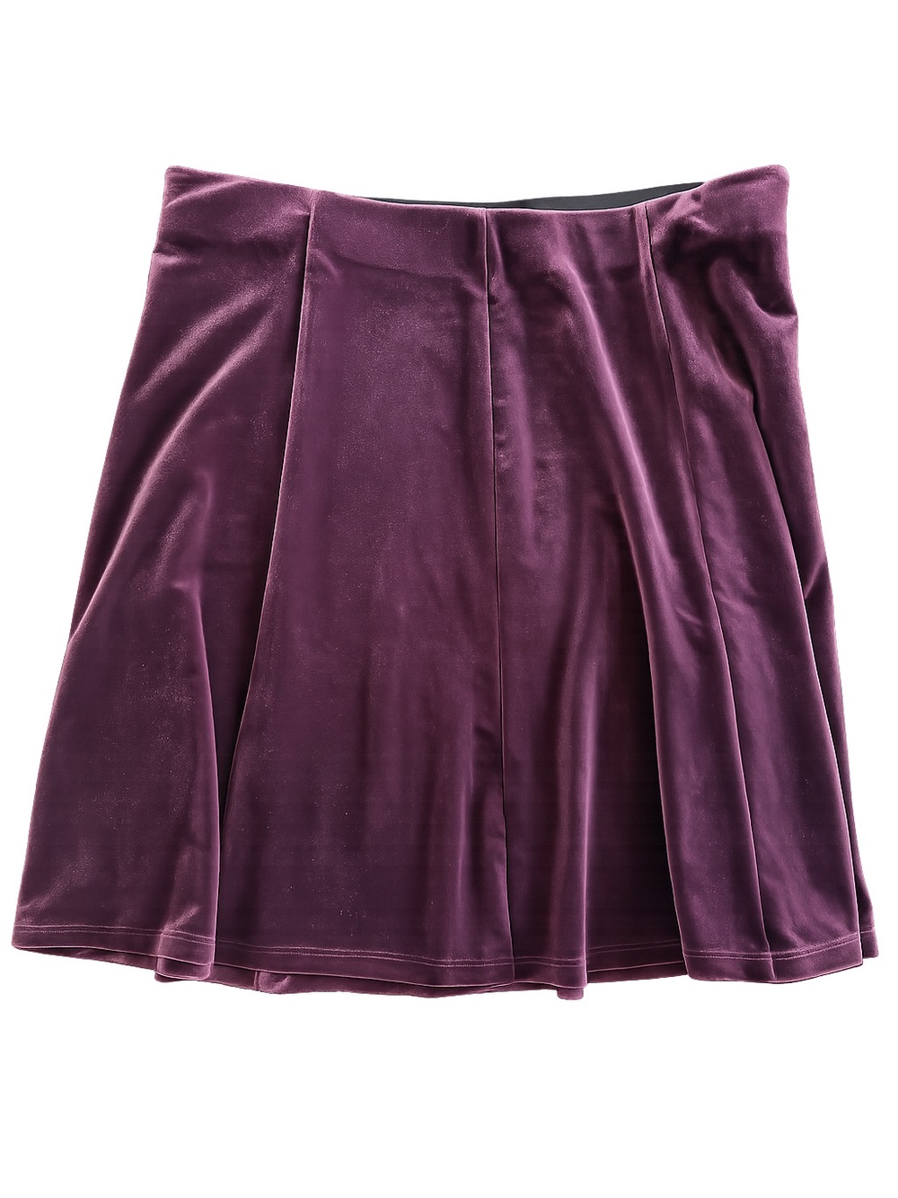 GAP Velvet Circle Skirt in Plum - Picture 1 of 3